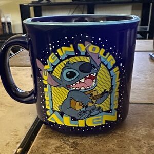 Disney Blue Lilo and Stitch Ceramic Mug